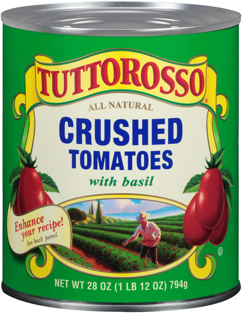 TUTTOROSSO TOMATOES SELECT VARIETIES 28 OZ. CAN OR TOMATO SAUCE OR PUREE