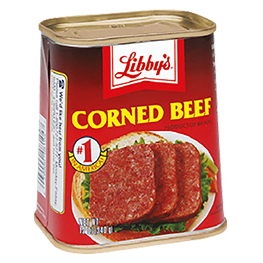 LIBBY’S CORNED BEEF REGULAR OR LESS SODIUM 12 OZ. CAN 