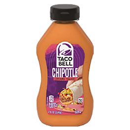 TACO BELL CREAMY SAUCE BAJA, CHIPOTLE, AVOCADO RANCH OR SPICY RANCHERO 12 OZ. BTL.