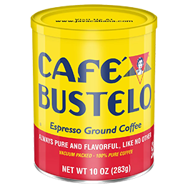 CAFE BUSTELO ESPRESSO DARK ROAST GROUND COFFEE - 10 OZ