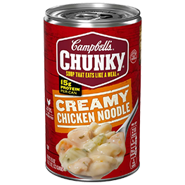 CAMPBELL'S CHUNKY CREAMY CHICKEN NOODLE SOUP - 18.8OZ